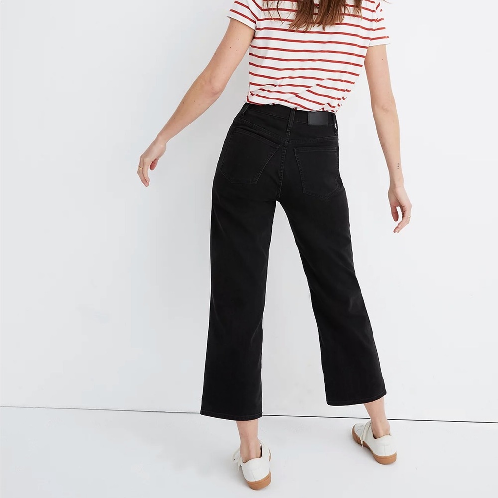 Madewell Slim Wide-Leg Jeans in Lunar Wash